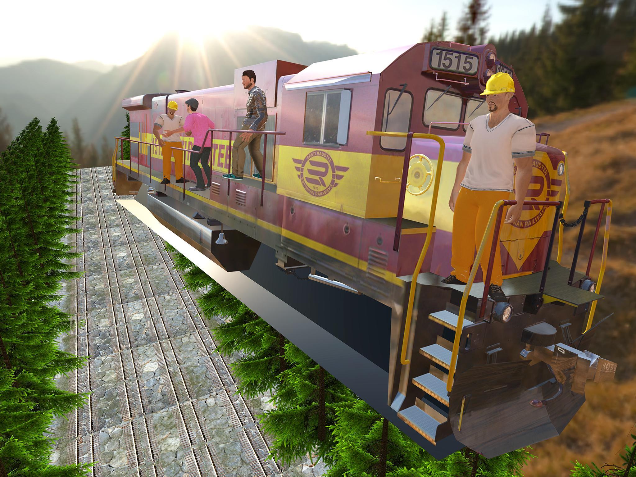 Tourist Flying Train Simulator