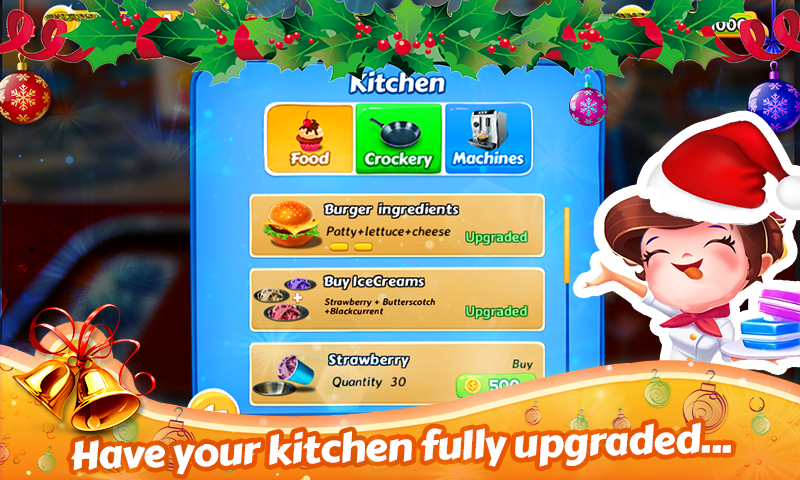 Santa Restaurant Cooking Game