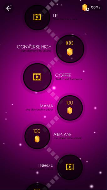 BTS Dancing Line: KPOP Music Dance Line Tiles Game