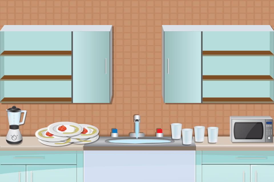 Restaurant Cleanup Game