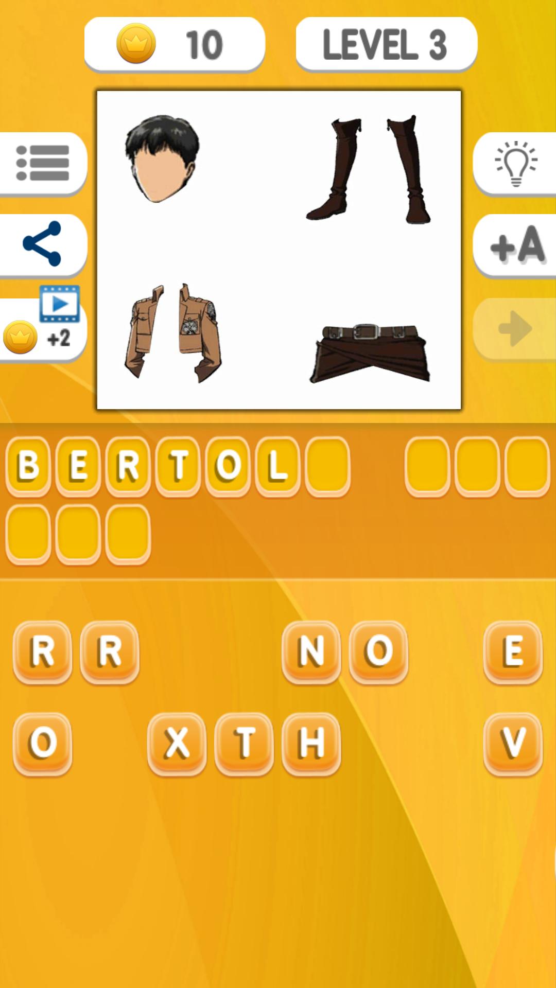 Pics Quiz for Attack on Titan