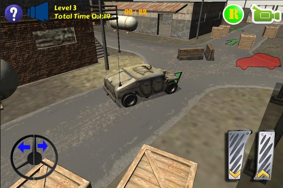 Humvee Car Simulation Parking