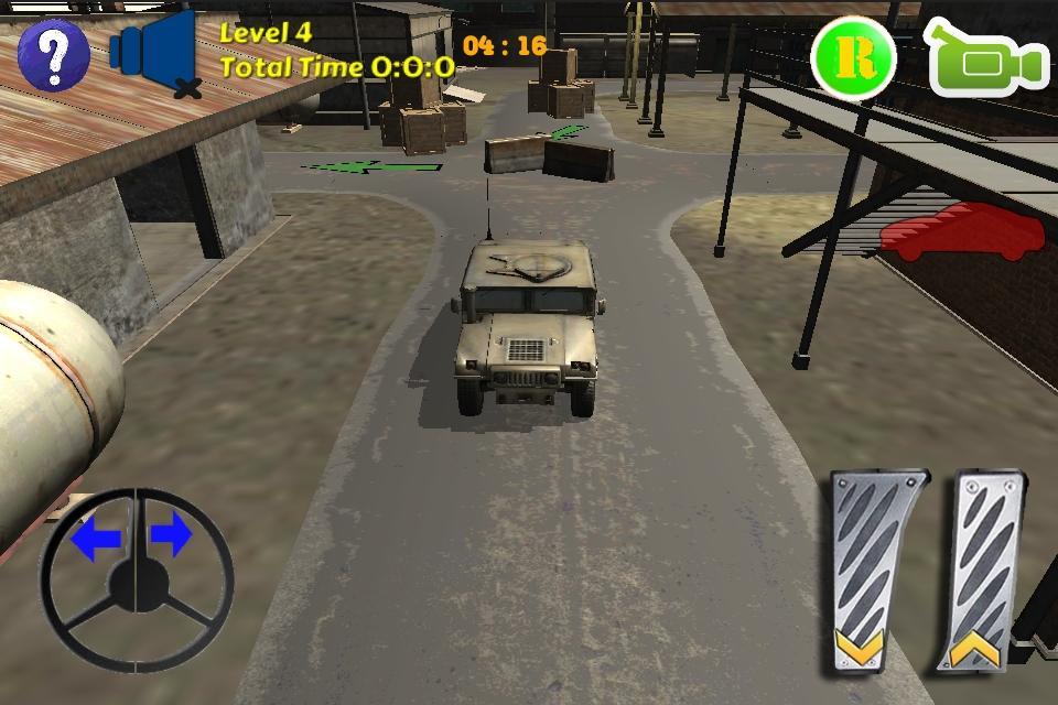 Humvee Car Simulation Parking