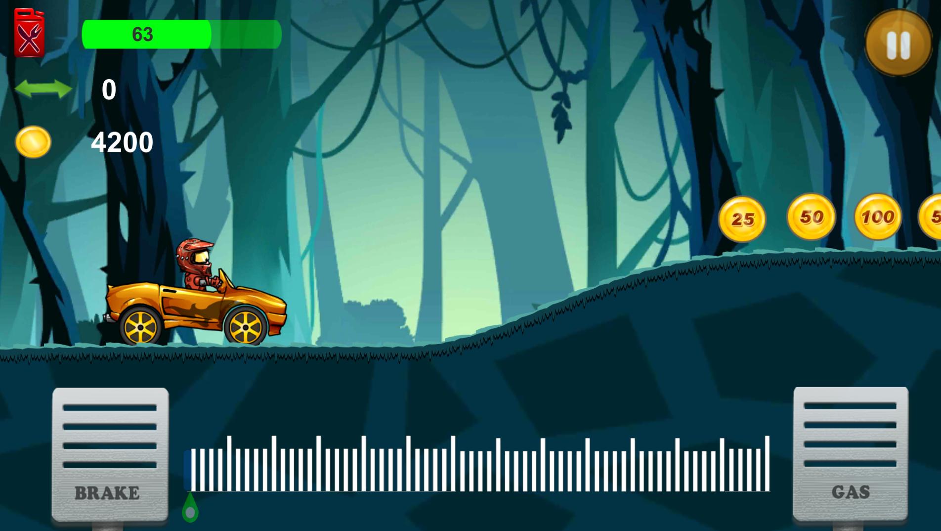 Up hill Car Racing