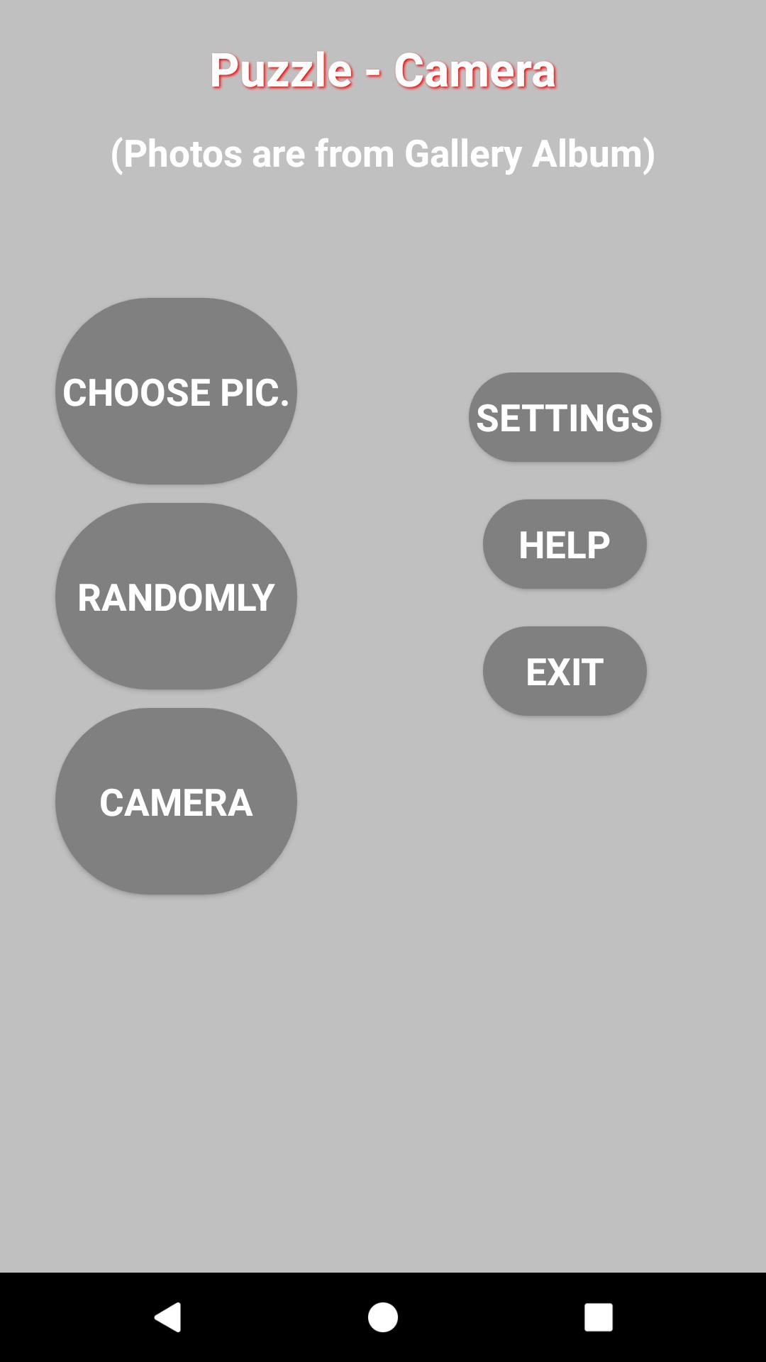 Camera Puzzle